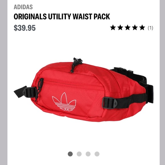 adidas Bags Adidas Originals Utility Waist Pack Red Poshmark